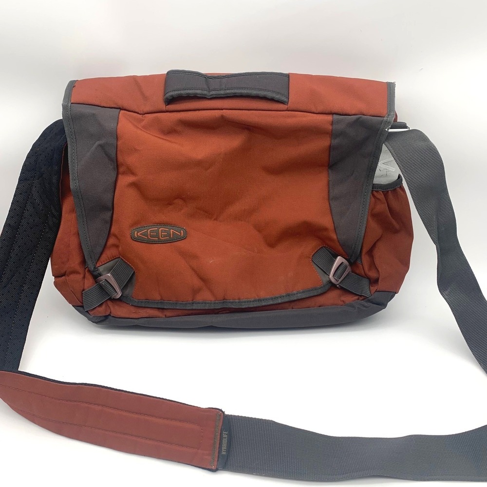 Keen Transport HybridLife Messenger Laptop Bag Rust Orange Gray 525-ARSP